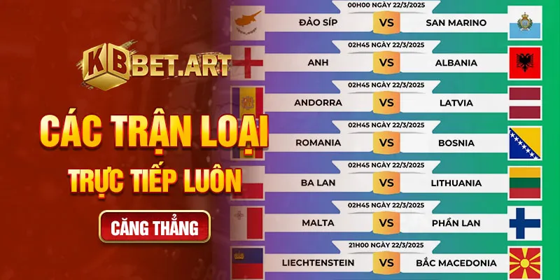 Các trận loại trực tiếp luôn căng thẳng