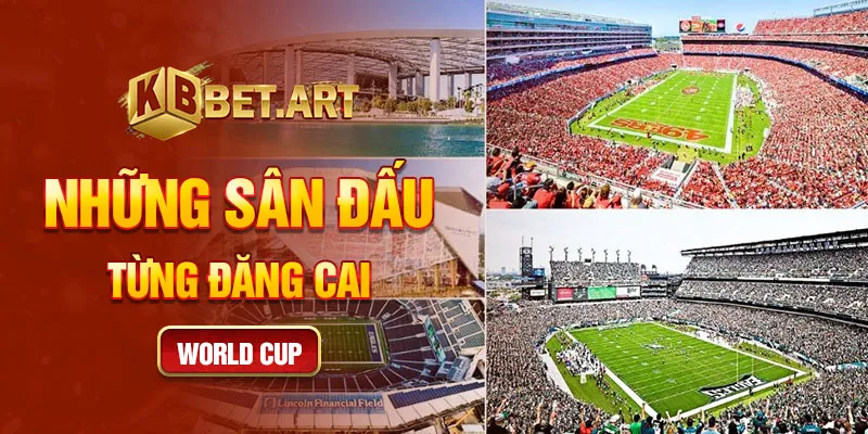 Những sân đấu từng đăng cai World Cup